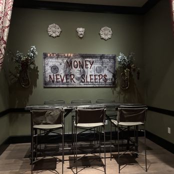 Group Therapy - One of the areas with smaller group table. - Wine Bars Near Me - Austin, Texas