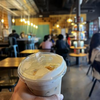 Aroma Craft Coffee - Einspanner Latte - Miso Cream Foam - Coffee Roasteries Near Me - Walnut, California