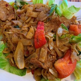 Drunken noodles.
