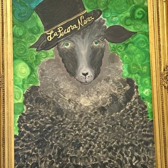 La Pecora Nera - Detroit - This was hanging in the restaurant. I actually love the name of the restaurant.  Which in Italian means  The Black Sheep ! - Delis Near Me - Detroit, Michigan