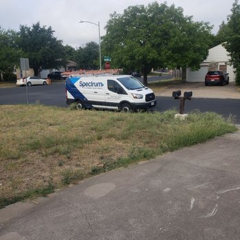 Spectrum - blocking my trash Can and mail pickup - Television Service Providers Near Me - Austin, Texas Spectrum - blocking my trash Can and mail pickup - Television Service Providers Near Me - Austin, Texas