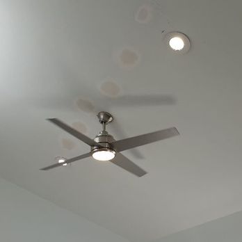 EVO Electric Co - New installation of recessed lighting and ceiling fan. - Electricians Near Me - Pasadena, California