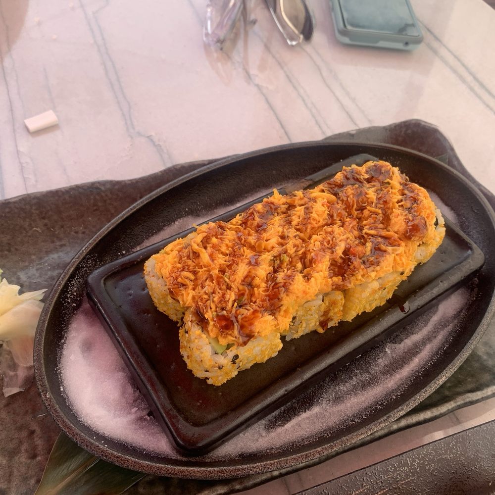Azumi - Flaming king crab roll - Sushi Bars Near Me - Baltimore, Maryland Azumi - Flaming king crab roll - Sushi Bars Near Me - Baltimore, Maryland