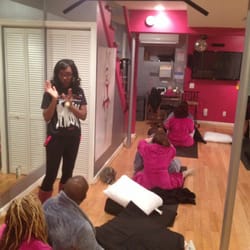 Tool instructions from one of the instructors, Lola