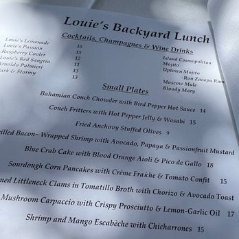 Louie's Backyard - New American Near Me - Key West, Florida