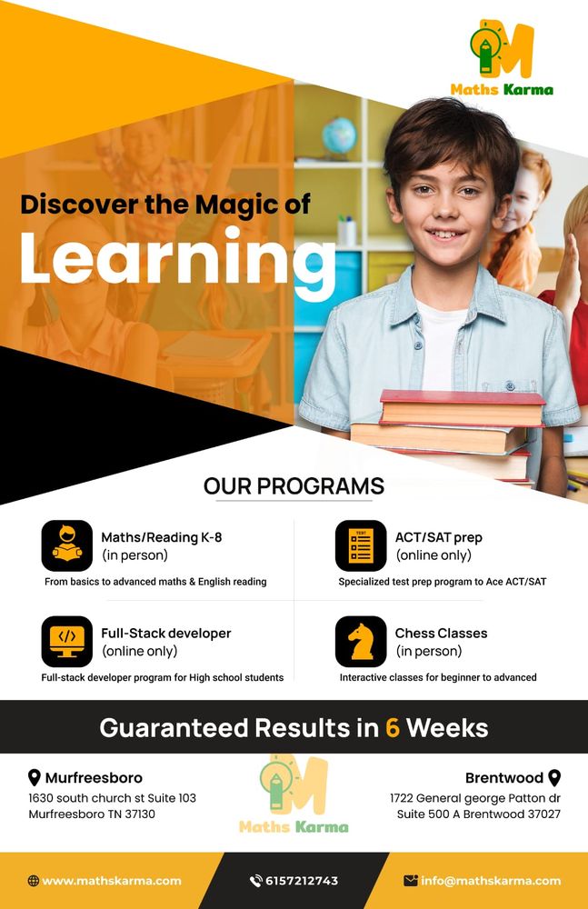 Maths Karma - reading tutor in Brentwood, TN