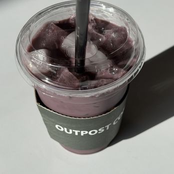 Outpost Coffee - Ube Latte with Almond milk - Coffee & Tea Near Me - Walnut, California Outpost Coffee - Ube Latte with Almond milk - Coffee & Tea Near Me - Walnut, California