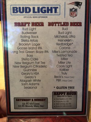 Menu photo 1 Dock Fore Portland, ME