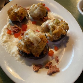 Bon Temps Grill - Seafood Stuffed Mushrooms - Cajun/Creole Near Me - Lafayette, Louisiana Bon Temps Grill - Seafood Stuffed Mushrooms - Cajun/Creole Near Me - Lafayette, Louisiana