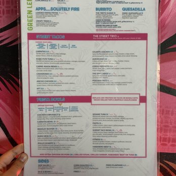 Green Lemon - Menu - Mexican Near Me - Tampa, Florida Green Lemon - Menu - Mexican Near Me - Tampa, Florida