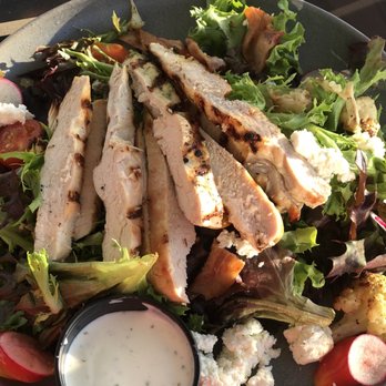 Grain - House salad with chicken - Beer Gardens Near Me - Norfolk, Virginia Grain - House salad with chicken - Beer Gardens Near Me - Norfolk, Virginia