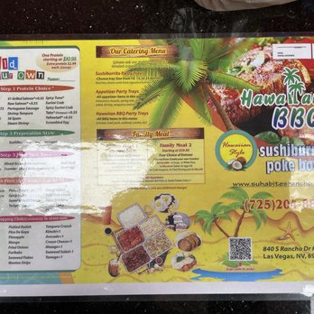 Suha Bites - Menu - Hawaiian Near Me - Las Vegas, Nevada