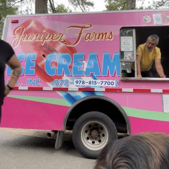 Juniper Farms Ice Cream - the dog loved her icecream - Food Trucks Near Me - Hudson, Massachusetts Juniper Farms Ice Cream - the dog loved her icecream - Food Trucks Near Me - Hudson, Massachusetts
