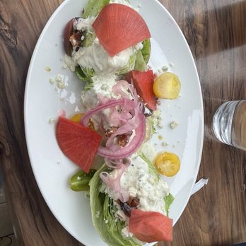 Boat House Restaurant - ICE BERG WEDGE SALAD - Seafood Near Me - Columbus, Ohio Boat House Restaurant - ICE BERG WEDGE SALAD - Seafood Near Me - Columbus, Ohio