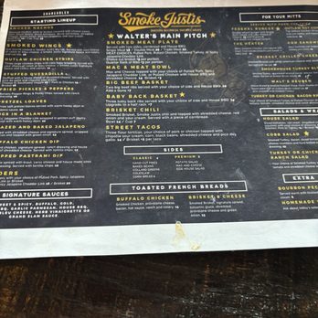 Smoke Justis - Menu - Bars Near Me - Covington, Kentucky