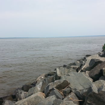 Aquia Landing - View from the rocks next to the beach. - Beaches Near Me - Stafford, Virginia