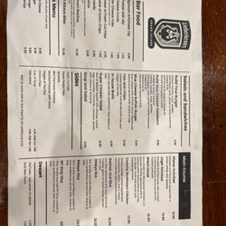 Liederkranz - Menu