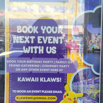 Kawaii Klaws - Arcades Near Me - West Covina, California Kawaii Klaws - Arcades Near Me - West Covina, California