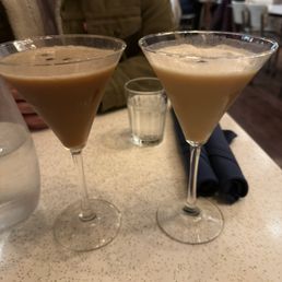 Two espresso martinis Two espresso martinis