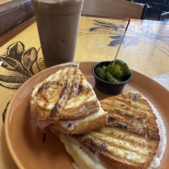 Bread & Cie - Croquet monsieur and iced mocha latte - Bakeries Near Me - San Diego, California Bread & Cie - Croquet monsieur and iced mocha latte - Bakeries Near Me - San Diego, California