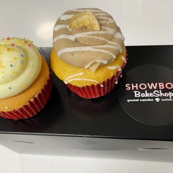 Showboy BakeShop - Left: Lemon Minelli Right: Banana Bell Bundy - Bakeries Near Me - Henderson, Nevada