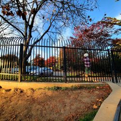 Jose Avenue Park - Fence surrounding skate park