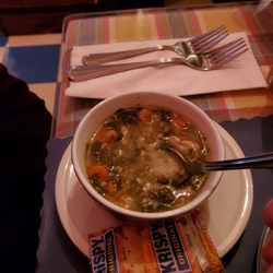 Harold's Restaurant & Lounge - Chicken florentine soup.