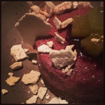 Tanta - Chicha Morada cheesecake - Peruvian Near Me - Chicago, Illinois