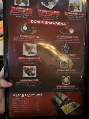 Menu photo 1 Bosphorus Turkish Cuisine North York, ON