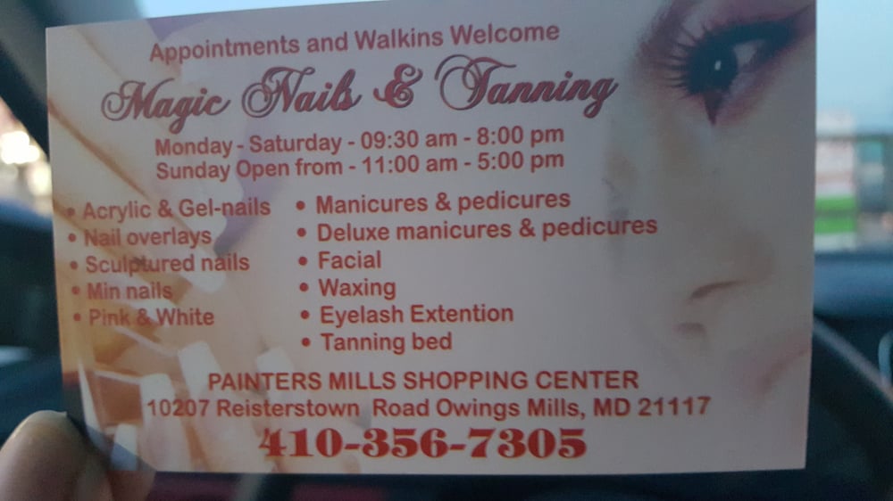 MAGIC NAIL CARE Updated July 2024 10207 Reisterstown Rd, Owings
