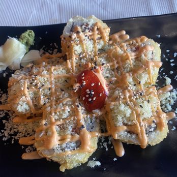 Sake Sushi - Volcano roll - Sushi Bars Near Me - Madison, Wisconsin Sake Sushi - Volcano roll - Sushi Bars Near Me - Madison, Wisconsin