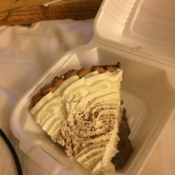 Blue Bonnet Cafe - Chocolate cream pie. The chocolate and cream were yumm but the crust is too hard. Not flaky at all. - Desserts Near Me - Marble Falls, Texas Blue Bonnet Cafe - Chocolate cream pie. The chocolate and cream were yumm but the crust is too hard. Not flaky at all. - Desserts Near Me - Marble Falls, Texas