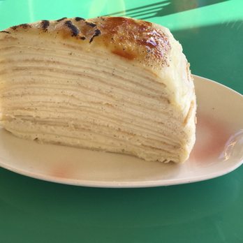 Sweet Indulgence - Vanilla bean mille crepe cake. - Desserts Near Me - Millbrae, California Sweet Indulgence - Vanilla bean mille crepe cake. - Desserts Near Me - Millbrae, California