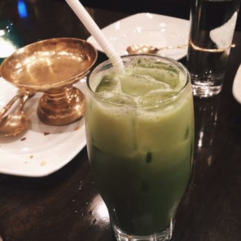 Nicky's Thai Kitchen - green Thai iced tea - Thai Near Me - Pittsburgh, Pennsylvania