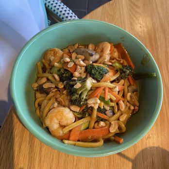 Doc B's Restaurant + Bar - Wok Bowl with shrimp and lo mein - Bars Near Me - Indianapolis, Indiana