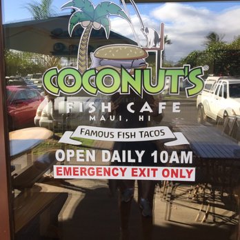 Coconuts Fish Cafe - Seafood Near Me - Kihei, Hawaii