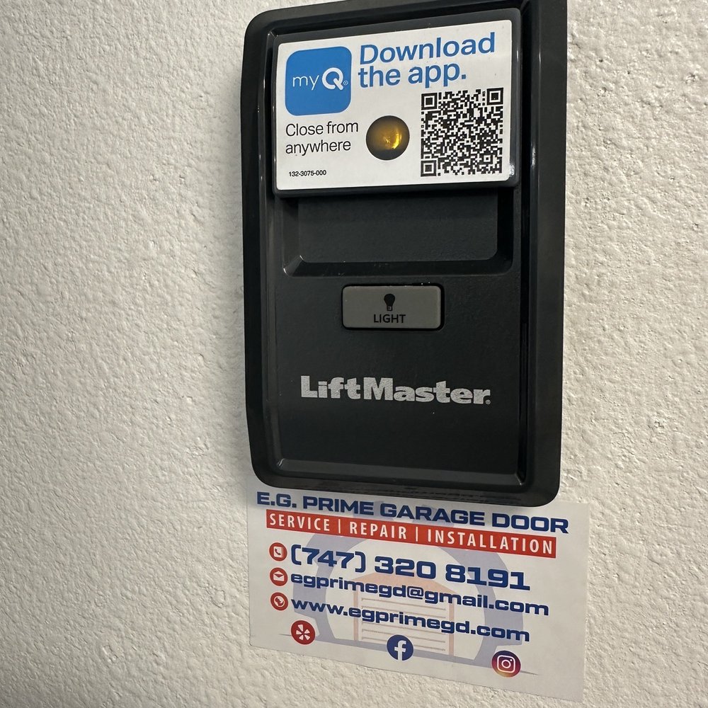 EG Prime Garage Door - New lift master installed - Garage Door Services Near Me EG Prime Garage Door - New lift master installed - Garage Door Services Near Me