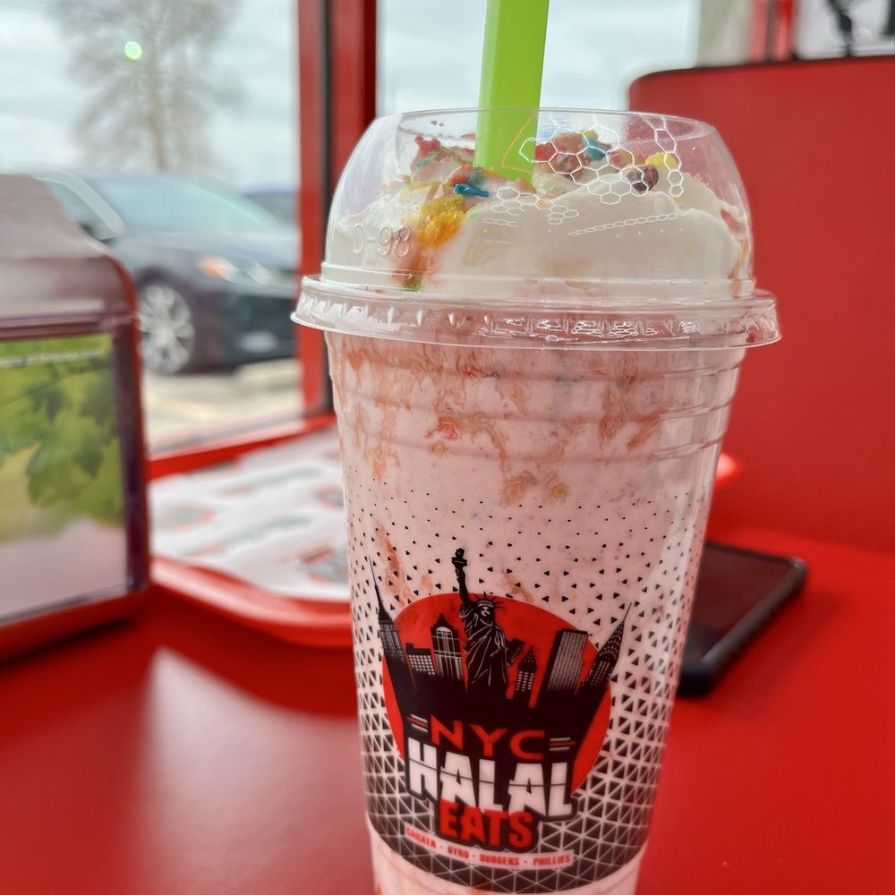 NYC Halal Eats - Fruity Pebbles Milkshake - Halal Near Me - Indianapolis, Indiana NYC Halal Eats - Fruity Pebbles Milkshake - Halal Near Me - Indianapolis, Indiana