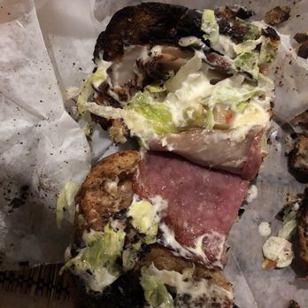 Potbelly - Burned sandwiches. Terrible. Do not go to this location - Sandwiches Near Me - Dallas, Texas