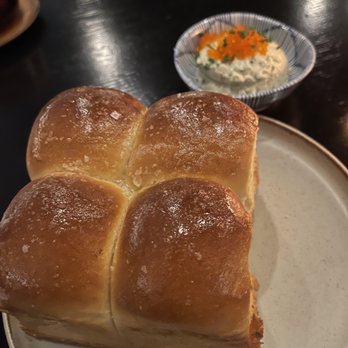 Ryla - Hokkaido milk bread with tobiko nori spread - Asian Fusion Near Me - Hermosa Beach, California