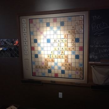 The Porch - Giant wall scrabble - Sports Bars Near Me - Phoenix, Arizona The Porch - Giant wall scrabble - Sports Bars Near Me - Phoenix, Arizona