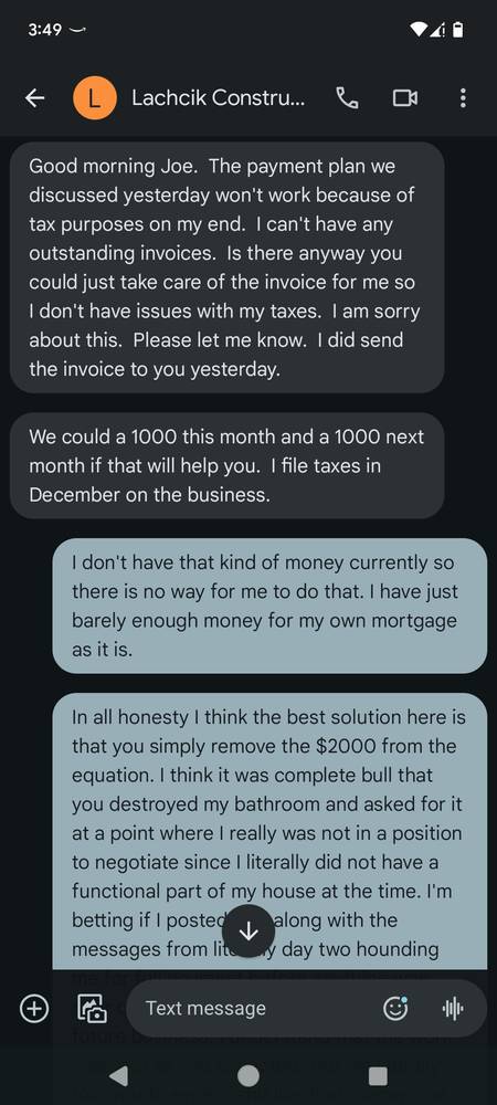 Slide of Lachcik Construction