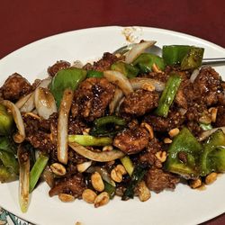 Cheng Family - Kung pao - medium heat but really not spicy AT ALL. it's more of a sweet dish here.