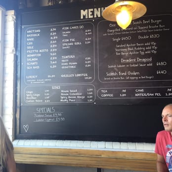 The Wee Hurrie - Amazing menu - I'm not going to be able to eat one of everything but I want to try! - Fish & Chips Near Me - Troon, SAY The Wee Hurrie - Amazing menu - I'm not going to be able to eat one of everything but I want to try! - Fish & Chips Near Me - Troon, SAY