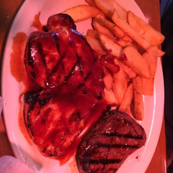 Texas Roadhouse - BBQ Chicken and Sirloin with Steak Fries - American Near Me - Layton, Utah