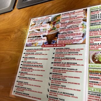 Habanero's Tacos - Menu - Mexican Near Me - Seabrook, Texas Habanero's Tacos - Menu - Mexican Near Me - Seabrook, Texas