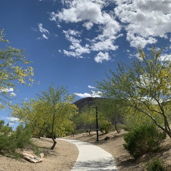 Lone Mountain Regional Park - A path at Lone Mountain Park going towards Lone Mountain. Watch for small lizards and chipmunks. - Playgrounds Near Me - Las Vegas, Nevada