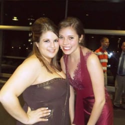 Envisions Studio Of Hair Design - Maria also did my hair for prom.  I asked for my hair to be done like Rachel McAdams' was in The Notebook.  (I'm on the right).