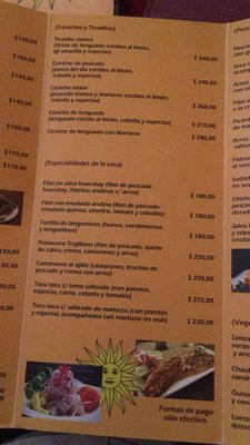 Menu photo 4 Primavera Trujillana Núñez, C