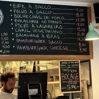 SACCO - Menu - Portuguese Near Me - Lisbon, 11